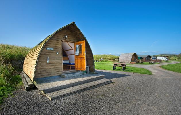 Criffel wigwam at Solway View